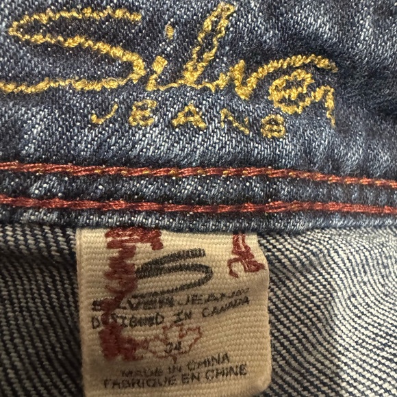 Silver Akio Flood Blue Women's Jeans - Picture 4 of 6